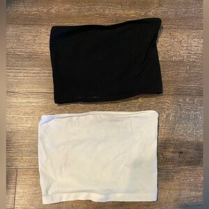 2 ASOS Bandeau (Black & White)